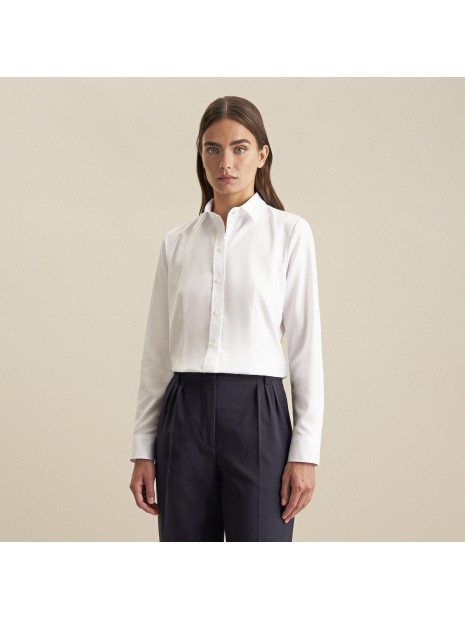 SEIDENSTICKER Women´s Blouse Slim Fit Fine Twill Longsleeve  personnalisable