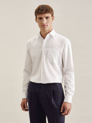 Men´s Shirt Regular Fit Fine Twill Longsleeve