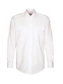 SEIDENSTICKER Men´s Pilot Shirt Regular Longsleeve blanc personnalisable