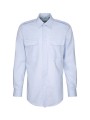 SEIDENSTICKER Men´s Pilot Shirt Regular Longsleeve bleu clair personnalisable