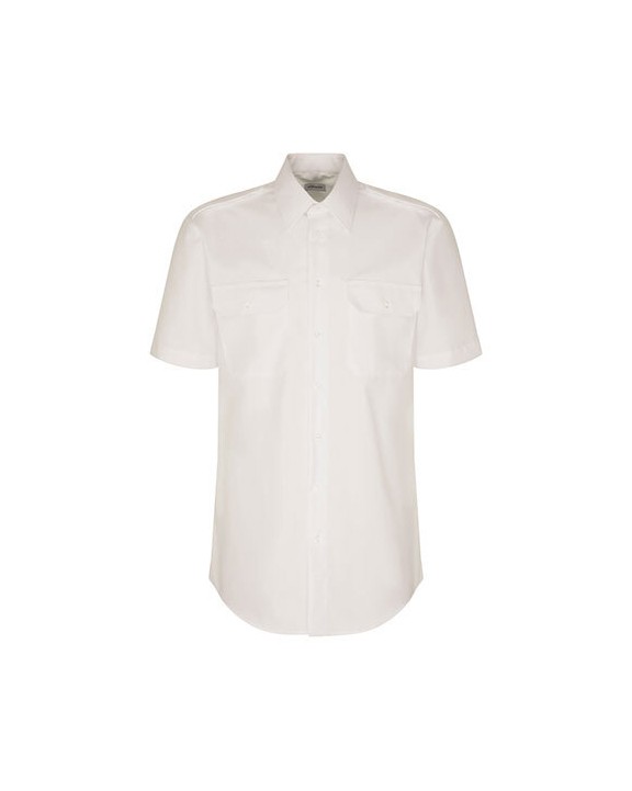 SEIDENSTICKER Men´s Pilot Shirt Regular Shortsleeve Hemd personalisierbar
