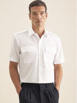 Men´s Pilot Shirt Regular Shortsleeve