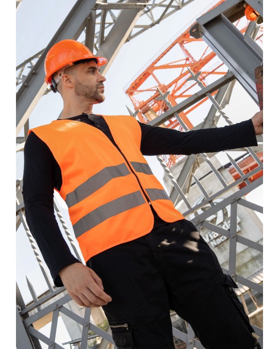 PRINTWEAR Safety Vest EN ISO 20471 Warnweste personalisierbar