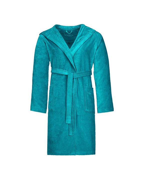 Produit éponge personnalisable VOSSEN Unisex Hooded Robe Texas