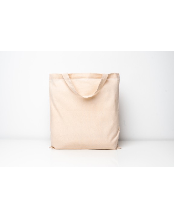 PRINTWEAR Cotton Bag PREMIUM Short Handles Tasche personalisierbar