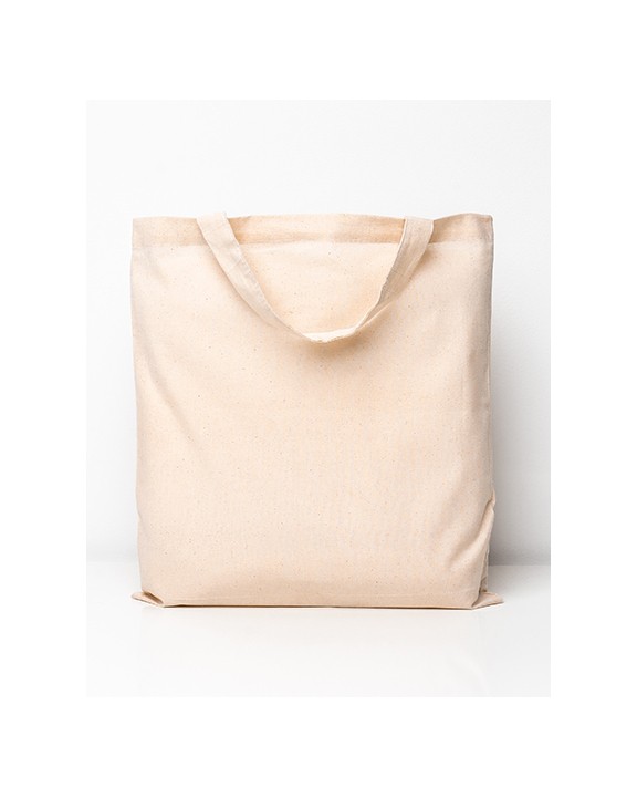 PRINTWEAR Cotton Bag PREMIUM Short Handles Tasche personalisierbar