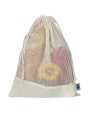 PRINTWEAR Fairtrade Cotton Mesh Bag Tasche personalisierbar