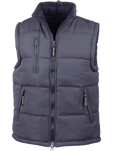 RESULT Bodywarmer doublé bleu marine personnalisable