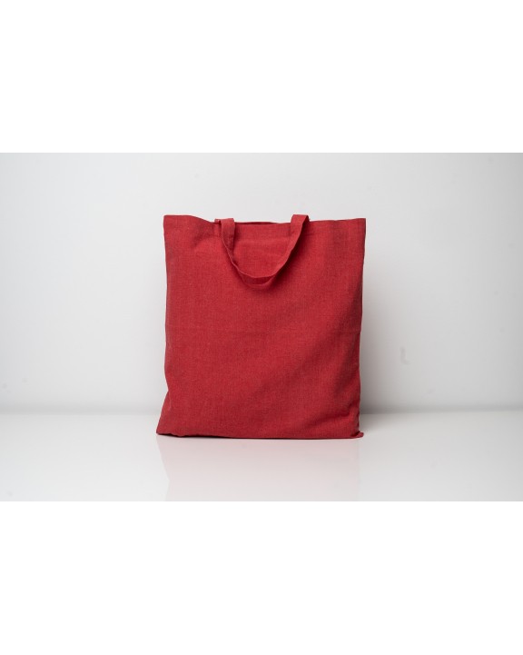PRINTWEAR Recycled Cotton Bag Short Handles Tasche personalisierbar