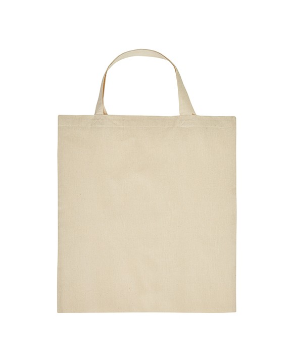 PRINTWEAR Cotton Bag Short Handles Tasche personalisierbar