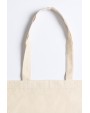 PRINTWEAR Cotton Bag Side Fold Long Handles Tote Bag personalisierbar
