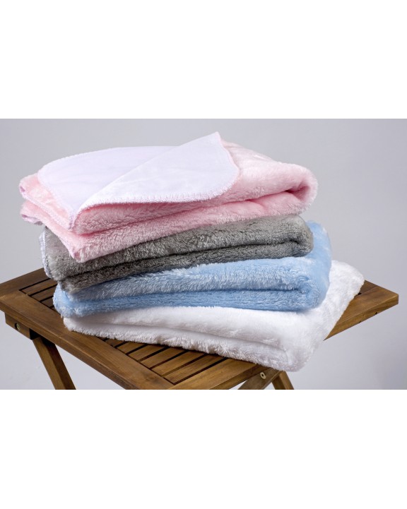 Plaid personnalisable A&R Babiezz® Fleece Blanket DeLuxe