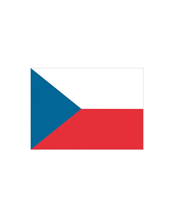 Accessoire PRINTWEAR Flag Czech Repuplic voor bedrukking &amp; borduring