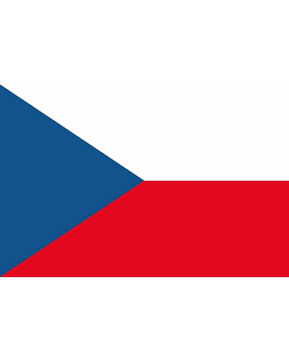 Accessoire PRINTWEAR Flag Czech Repuplic voor bedrukking &amp; borduring
