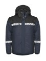 PROJOB 7413 PROGRESSION SOFTSHELL DOUBLEE bleu marine/noir personnalisable
