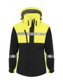 PROJOB 7417 PROGRESSION SOFTSHELL FEMME noir/jaune personnalisable