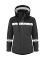 PROJOB 7417 PROGRESSION SOFTSHELL FEMME gris/noir personnalisable