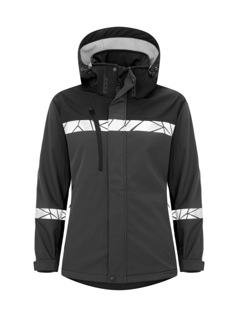 PROJOB 7417 PROGRESSION SOFTSHELL FEMME gris/noir personnalisable