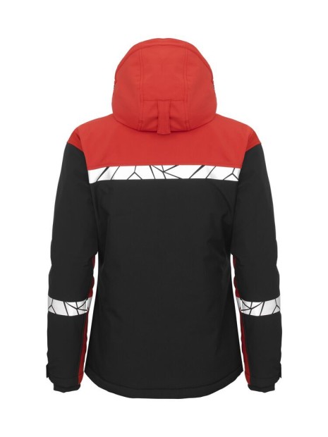 PROJOB 7417 PROGRESSION SOFTSHELL FEMME black / red personnalisable