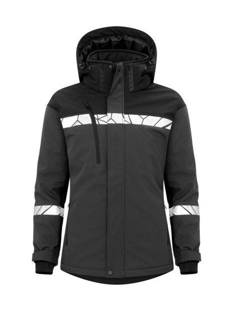 PROJOB 7418 PROGRESSION SOFTSHELL DOUBLEE FEMME gris/noir personnalisable