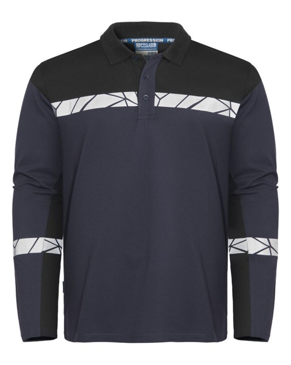 Poloshirt PROJOB 7004 POLO LANGE MOUWEN voor bedrukking &amp; borduring