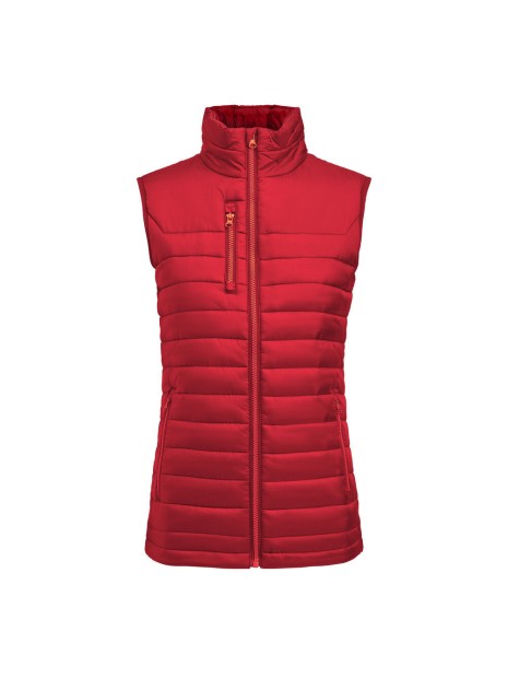 JAMES-HARVEST Meadows Vest 
Bodywarmer Femmes rouge personnalisable