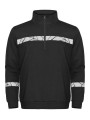 PROJOB 7102 PROGRESSION SWEATSHIRT 1/2 ZIP noir/noir personnalisable