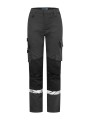 PROJOB 7511 PROGRESSION PANTALON DE SERVICE FEMME gris/noir personnalisable