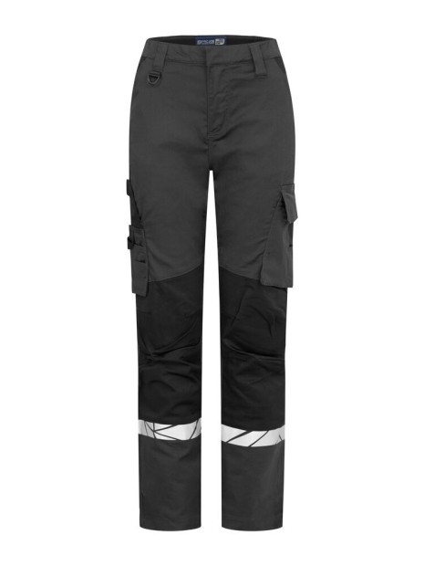 PROJOB 7511 PROGRESSION PANTALON DE SERVICE FEMME gris/noir personnalisable