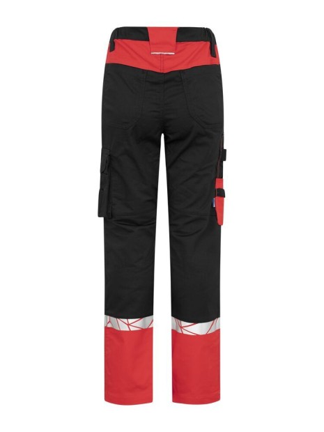 PROJOB 7511 PROGRESSION PANTALON DE SERVICE FEMME black / red personnalisable