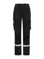 PROJOB 7512 PROGRESSION PANTALON DE TRAVAIL AVEC POCHES GENOUILLÈRES FEMME noir personnalisable