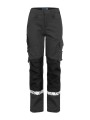 PROJOB 7512 PROGRESSION PANTALON DE TRAVAIL AVEC POCHES GENOUILLÈRES FEMME gris/noir personnalisable