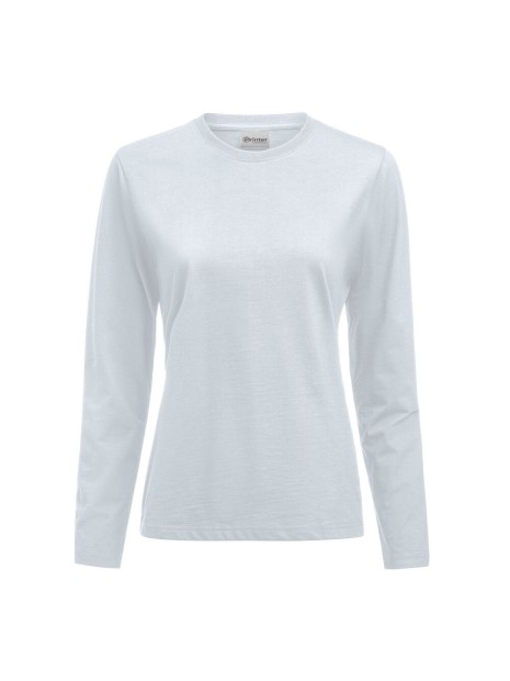 PRINTER Heavier Pro L/S 
T-Shirt Femme blanc personnalisable
