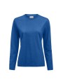 PRINTER Heavier Pro L/S 
T-Shirt Femme bleu ocean personnalisable