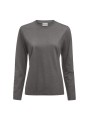 PRINTER Heavier Pro L/S 
T-Shirt Femme gris acier personnalisable