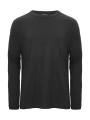 COTTOVER Relaxed T-shirt LS (GOTS) noir personnalisable