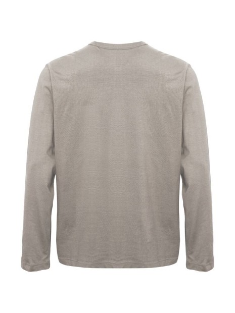 COTTOVER Relaxed T-shirt LS (GOTS) dark sand personnalisable