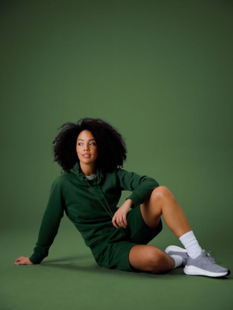 Sweat-shirts à personnaliser COTTOVER Key Hood (GOTS) dark green