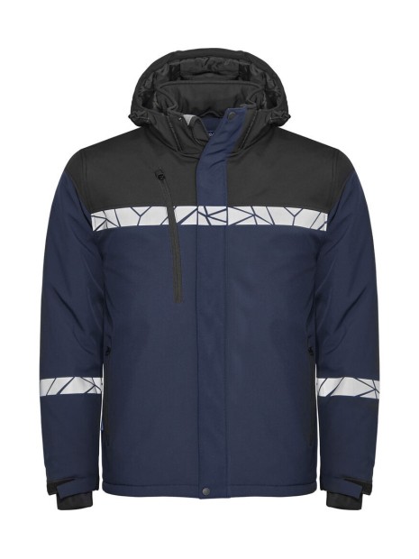 PROJOB 7415 PROGRESSION SHELL JACKET PADDED bleu marine/noir personnalisable