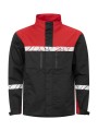 PROJOB 7416 PROGRESSION VESTE DE TRAVAIL black / red personnalisable