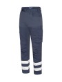 PROJOB 2509 PANTALON EXTENSIBLE, RÉFLECTEURS bleu marine personnalisable