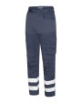 Broek PROJOB 2509 VOLLEDIGE STRETCHBROEK MET KNIEZAKKEN EN REFLECTIEBANDEN voor bedrukking &amp; borduring