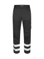 PROJOB 2509 PANTALON EXTENSIBLE, RÉFLECTEURS noir personnalisable