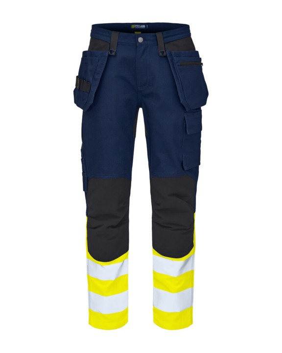 Pantalon personnalisable PROJOB 6560 PANTALON CORDURA STRETCH EN ISO 20471 CLASSE 1
