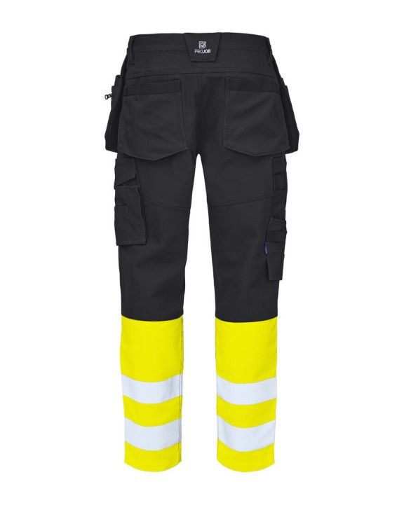 Pantalon personnalisable PROJOB 6560 PANTALON CORDURA STRETCH EN ISO 20471 CLASSE 1