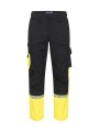 PROJOB 7507 PROGRESSION PANTALON DE SERVICE noir/jaune personnalisable