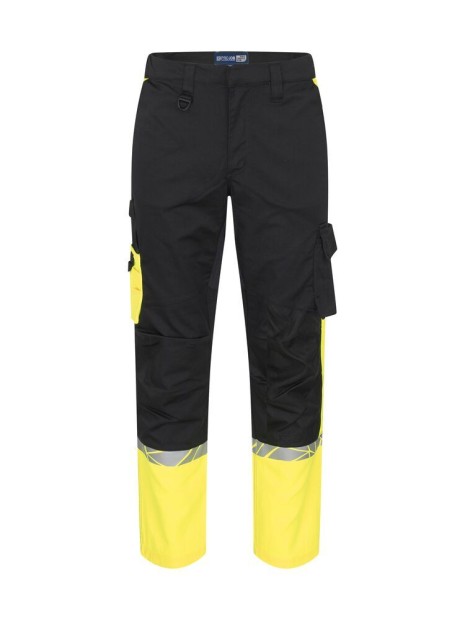 PROJOB 7507 PROGRESSION PANTALON DE SERVICE noir/jaune personnalisable