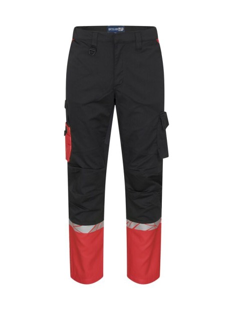 PROJOB 7507 PROGRESSION PANTALON DE SERVICE black / red personnalisable