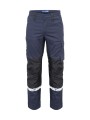 PROJOB 7508 PROGRESSION PANTALON DE TRAVAIL POCHES GENOUILLERES bleu marine/noir personnalisable