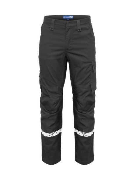 PROJOB 7508 PROGRESSION PANTALON DE TRAVAIL POCHES GENOUILLERES noir/noir personnalisable
